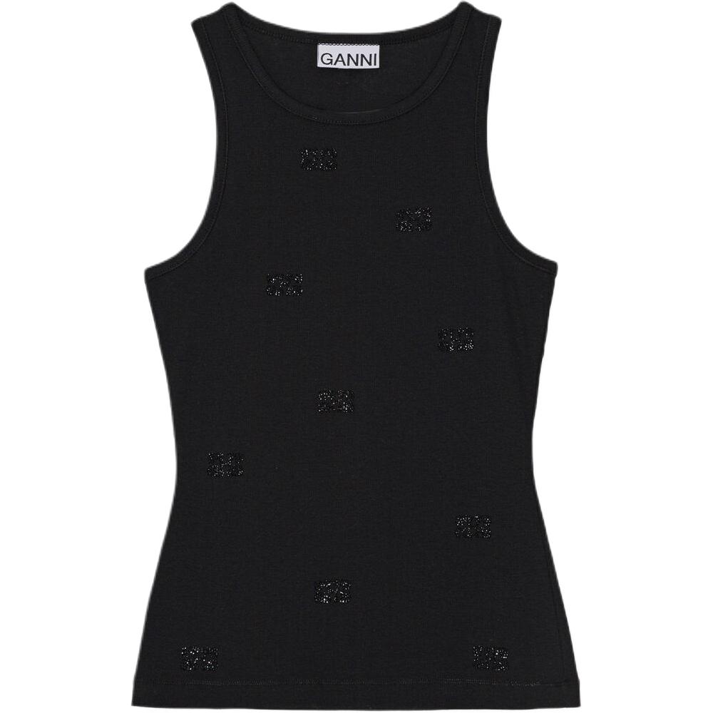 Топ с бабочками GANNI, черный
Топ с бабочками GANNI, черный