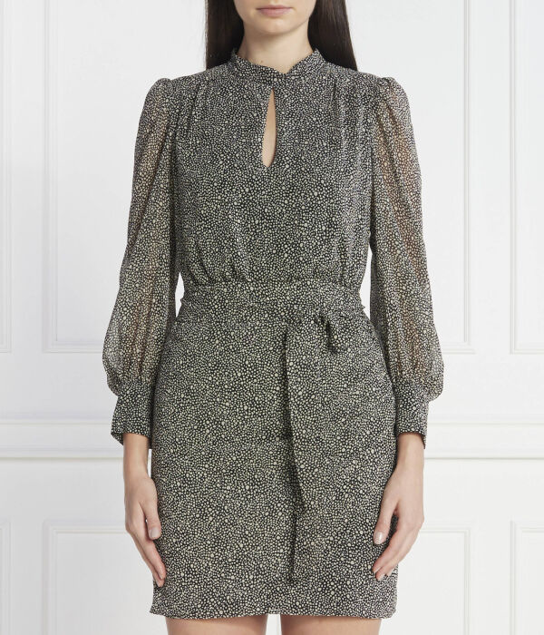 Платье Marella с узором и поясом, черный
Платье Marella с узором и поясом, черный