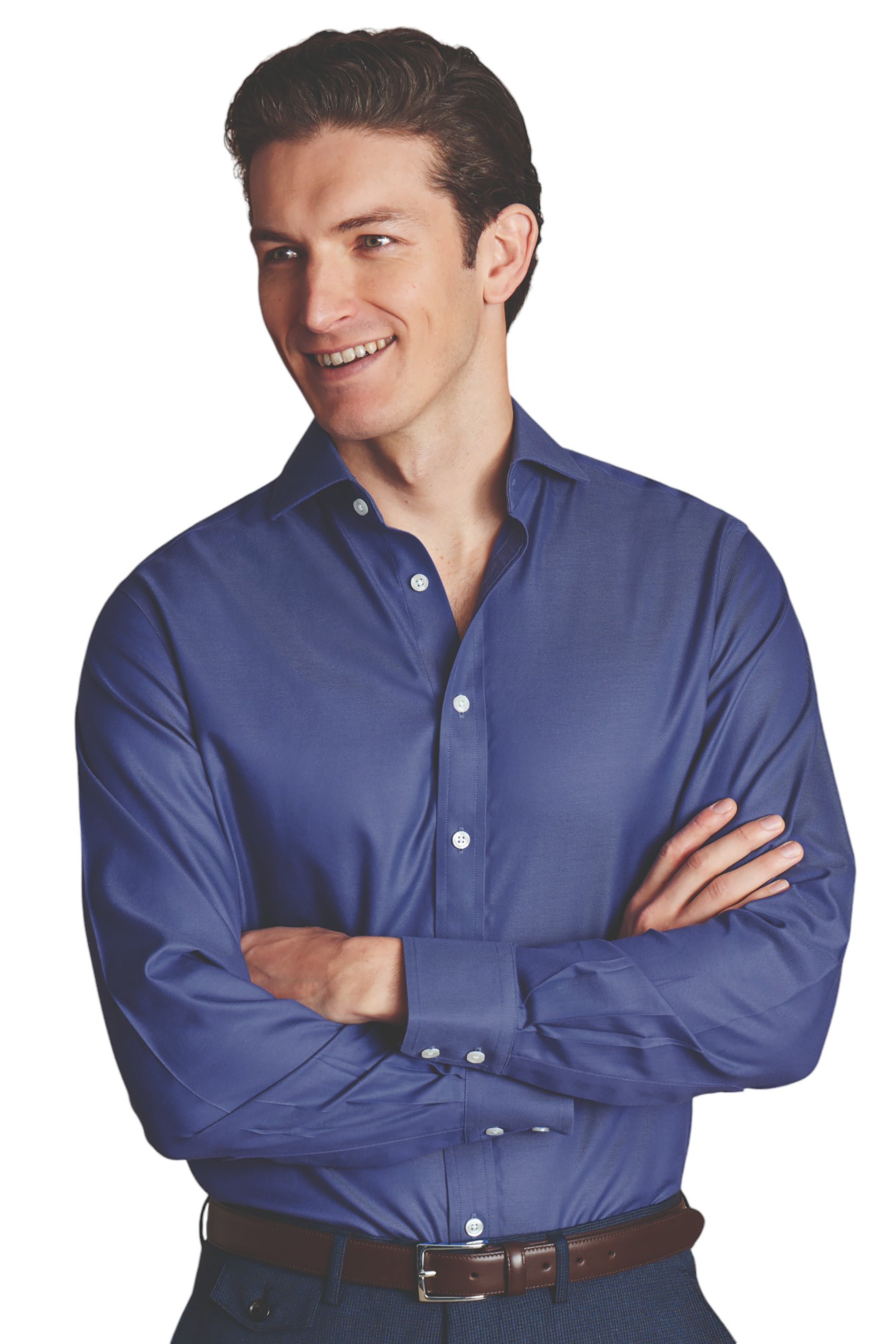 Мужская рубашка-рубашка Charles Tyrwhitt Non-Iron Twill Cutaway Slim Fit с одним манжетом, синий
Мужская рубашка-рубашка Charles Tyrwhitt Non-Iron Twill Cutaway Slim Fit с одним манжетом, синий