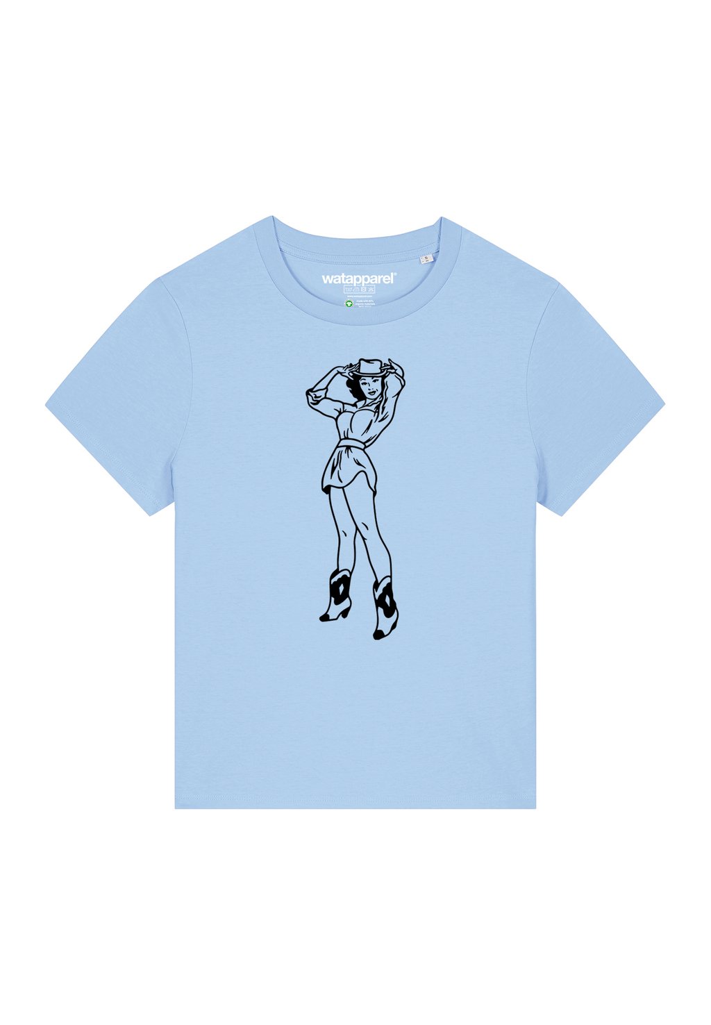 Футболка с принтом COW watapparel, светло-голубой
Футболка с принтом COW watapparel, светло-голубой