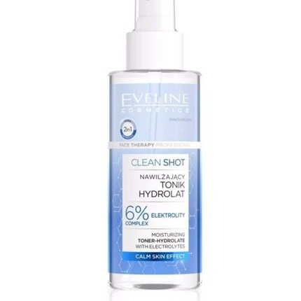 Eveline Clean Shot Увлажняющий тоник-гидролат 6% электролитов спрей Eveline Cosmetics
Eveline Clean Shot Увлажняющий тоник-гидролат 6% электролитов спрей Eveline Cosmetics