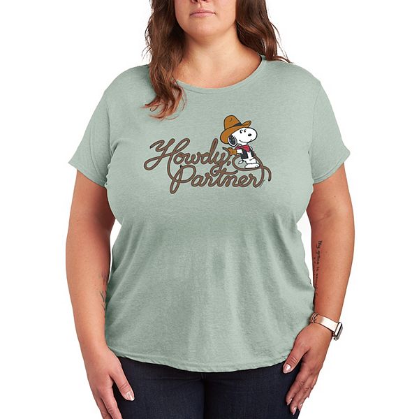 Футболка с принтом Snoopy в стиле вестерн, Plus size Licensed Character, Heather Sea Foam
Футболка с принтом Snoopy в стиле вестерн, Plus size Licensed Character, Heather Sea Foam