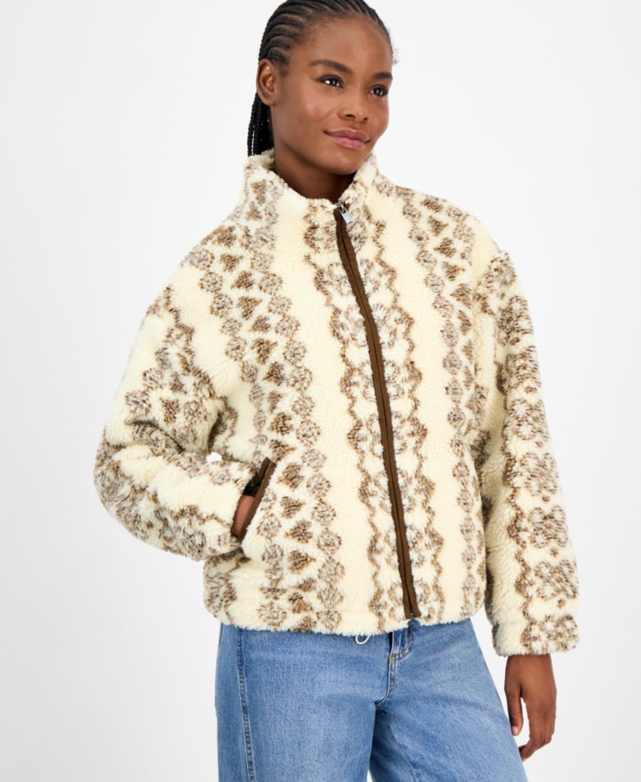 Женская куртка из искусственной овчины с принтом And Now This, Neutral Aztec
Женская куртка из искусственной овчины с принтом And Now This, Neutral Aztec