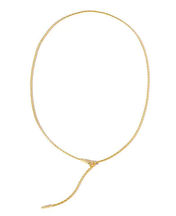 Позолоченное ожерелье Crystal Viper y Drop Girls Crew, gold
Позолоченное ожерелье Crystal Viper y Drop Girls Crew, gold