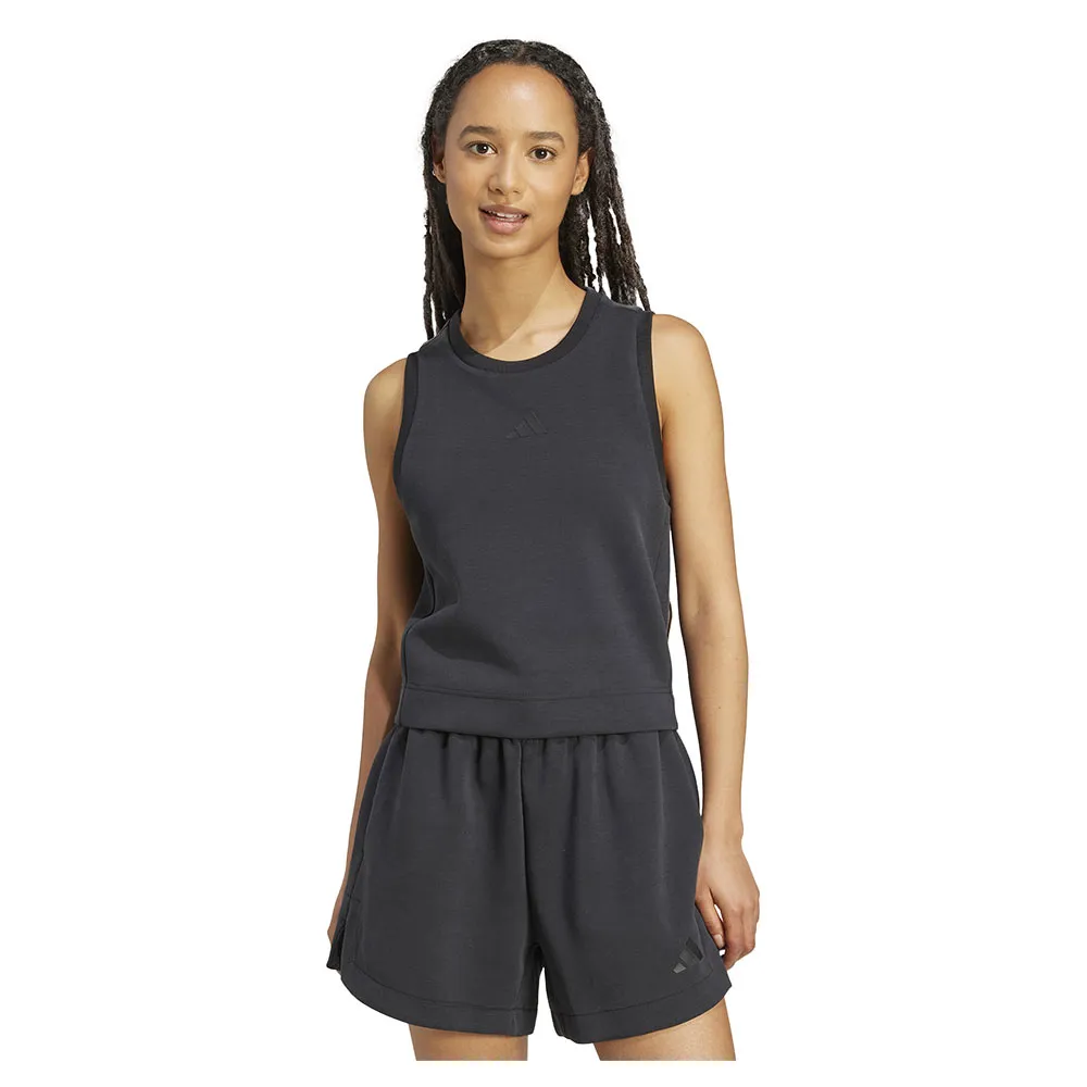 Футболка без рукавов adidas All SZN Soft Lux, черный 
Футболка без рукавов adidas All SZN Soft Lux, черный