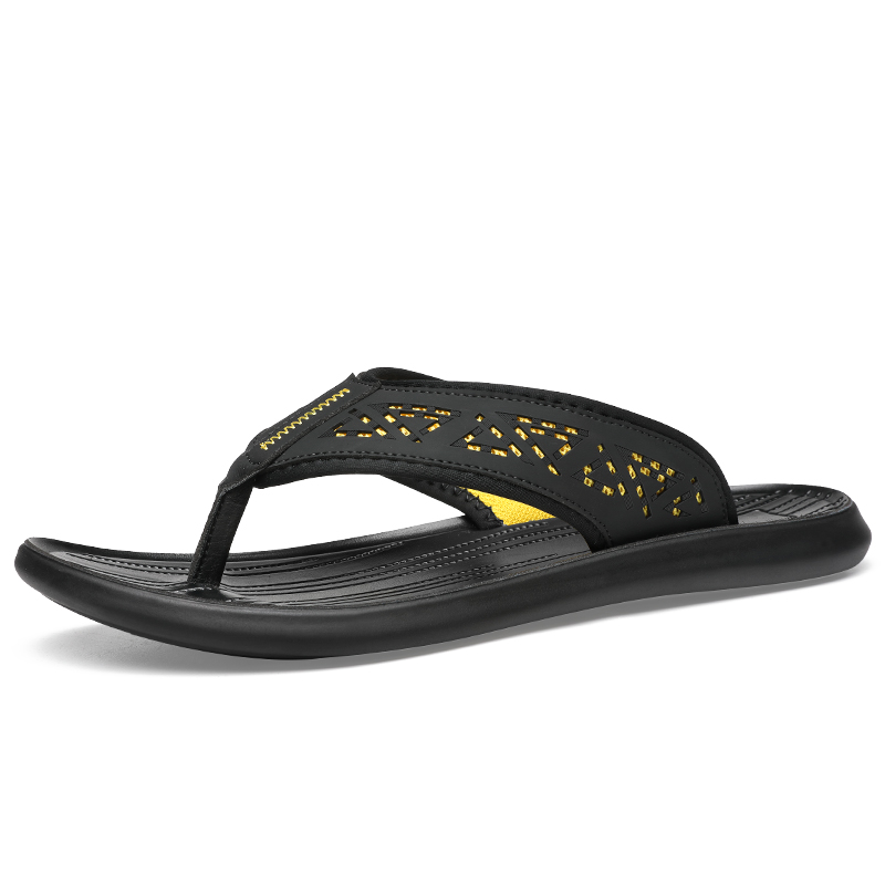 Шлепанцы мужские черно-желтые FAPAI, Black Yellow
Шлепанцы мужские черно-желтые FAPAI, Black Yellow