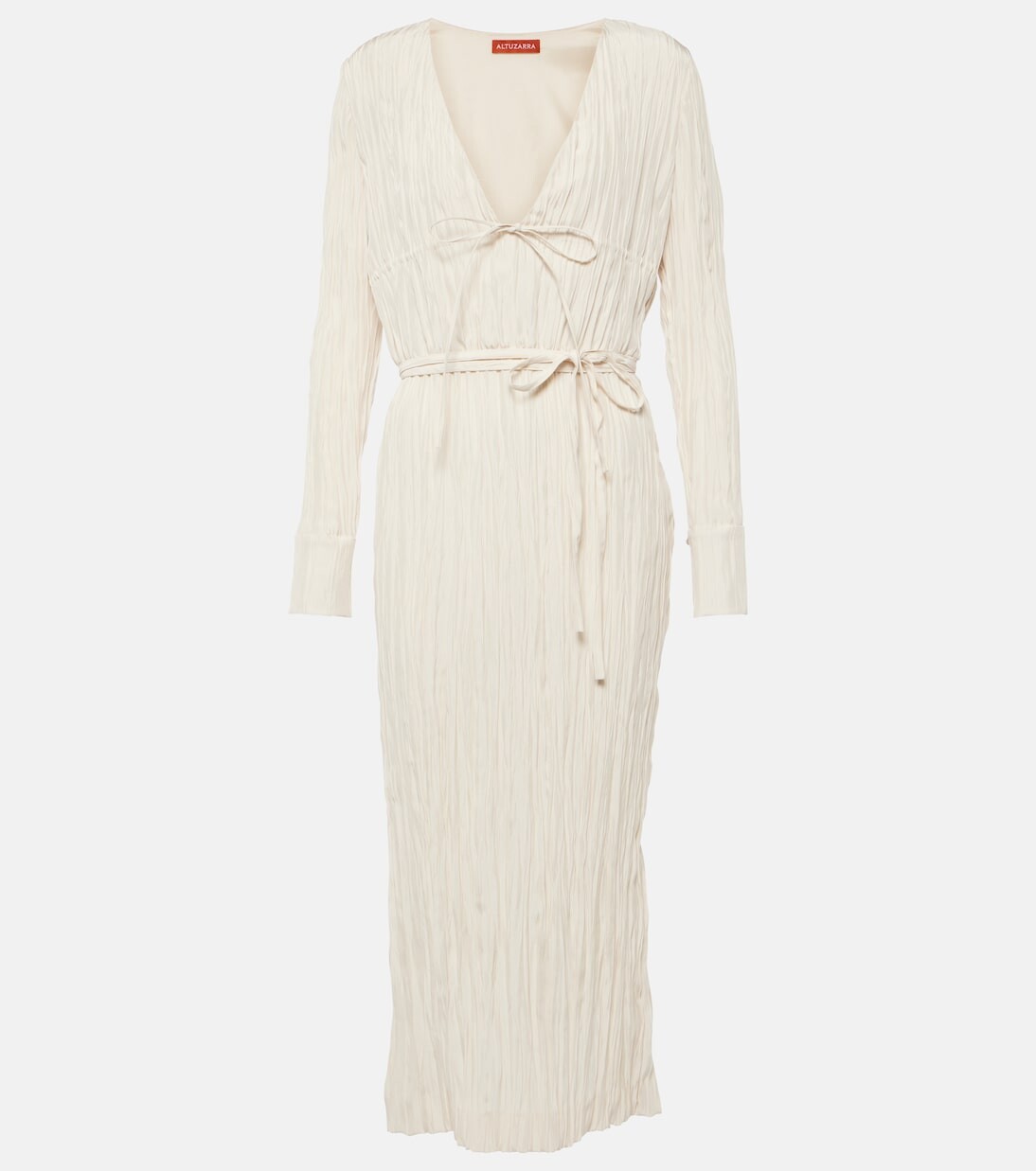 Атласное платье миди carol с завязками Altuzarra, белый
Атласное платье миди carol с завязками Altuzarra, белый