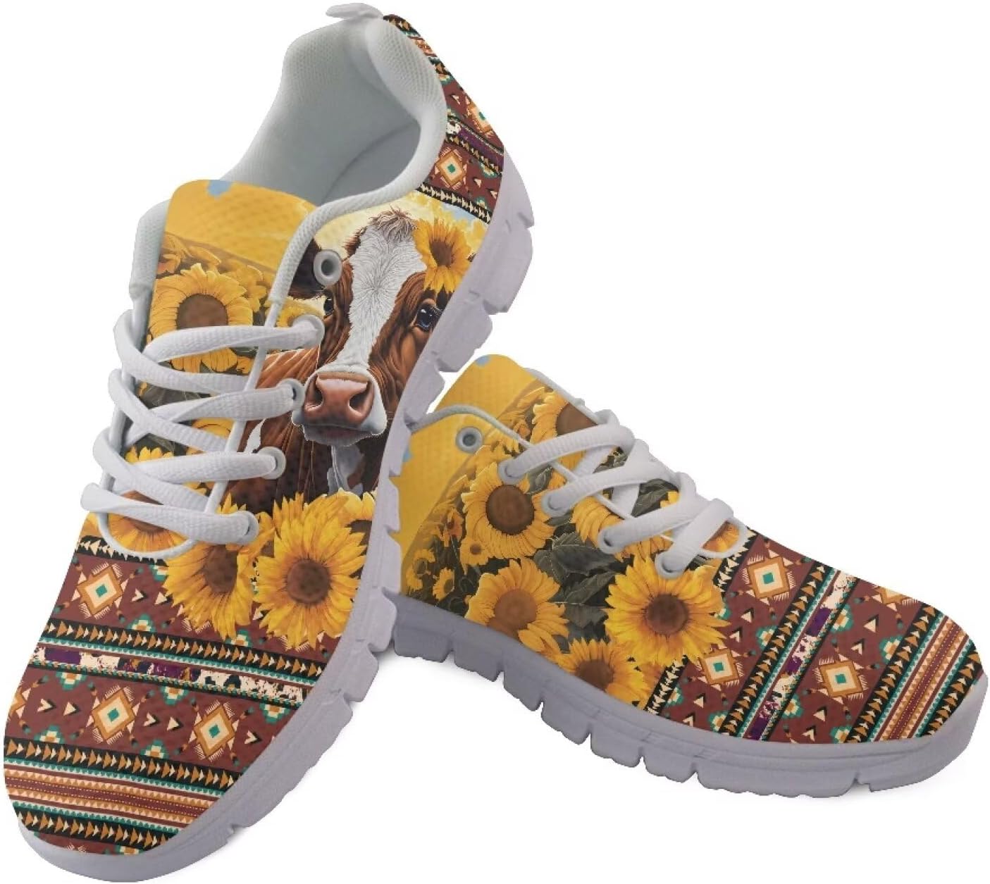 Мужские и женские кроссовки GIFTPUZZ, дышащие с сеткой, повседневные спортивные, легкие, на шнуровке, для ходьбы, Cow Sunflowers
Мужские и женские кроссовки GIFTPUZZ, дышащие с сеткой, повседневные спортивные, легкие, на шнуровке, для ходьбы, Cow Sunflowers