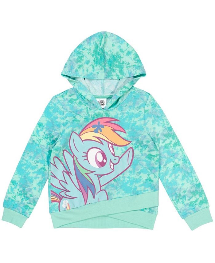 Пуловер из махровой ткани Rainbow Dash для девочек, толстовка-перекресток с капюшоном для малышей и больших детей My Little Pony, синий
Пуловер из махровой ткани Rainbow Dash для девочек, толстовка-перекресток с капюшоном для малышей и больших детей My Little Pony, синий