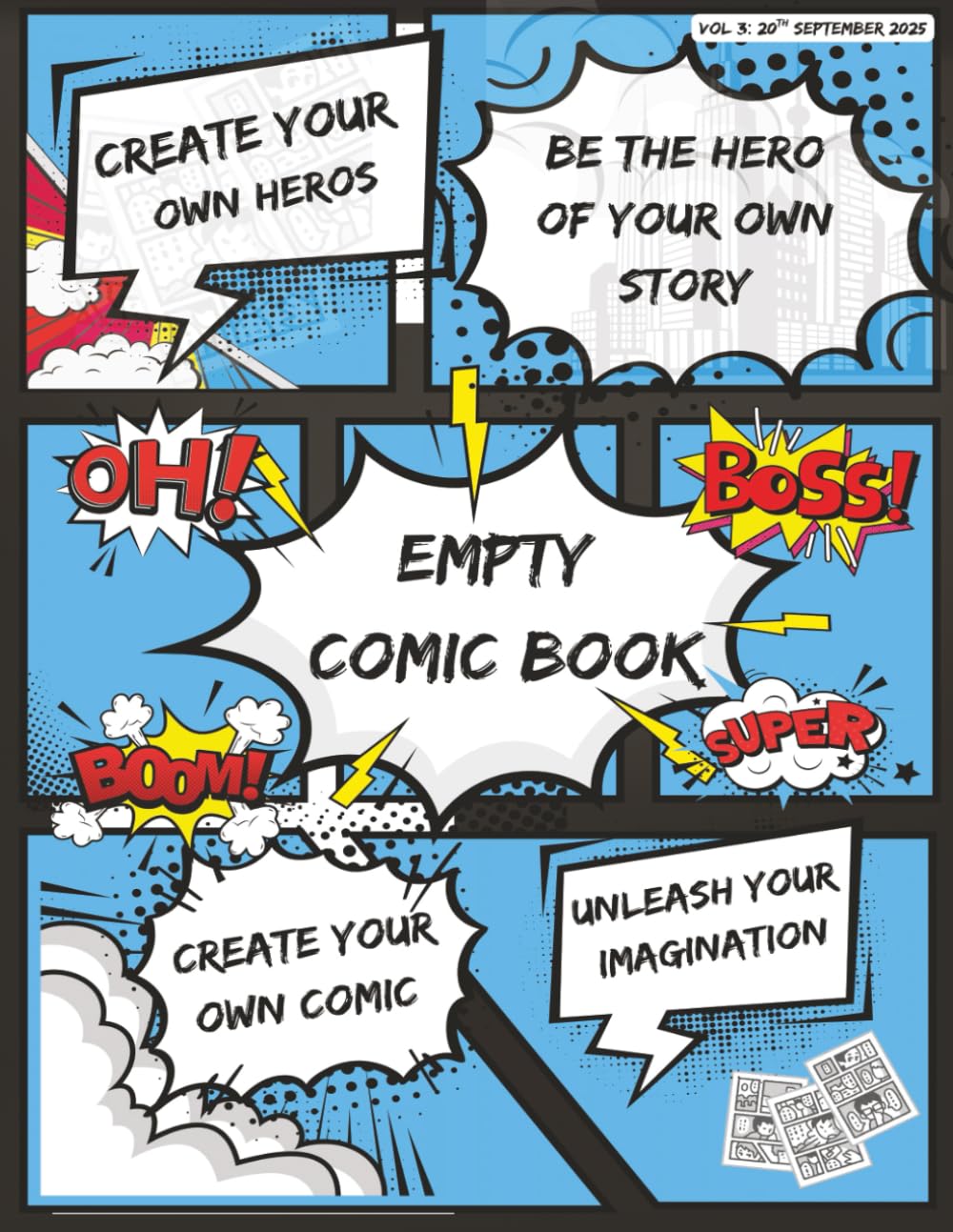 Draw Your Own Comic Book: Thoughtful Fox Blank Comic Book for Kids - 100 Pages to Create Your Own Comics | Drawing Book for Boys & Girls to Draw ... Gift for Kids Who Love to Make Comics | A4 (Independently published)
Draw Your Own Comic Book: Thoughtful Fox Blank Comic Book for Kids - 100 Pages to Create Your Own Comics | Drawing Book for Boys & Girls to Draw ... Gift for Kids Who Love to Make Comics | A4 (Independently published)