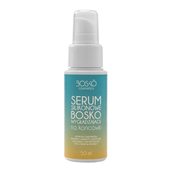 Разглаживающая силиконовая сыворотка для кончиков волос, 50 мл Bosko Cosmetics
Разглаживающая силиконовая сыворотка для кончиков волос, 50 мл Bosko Cosmetics