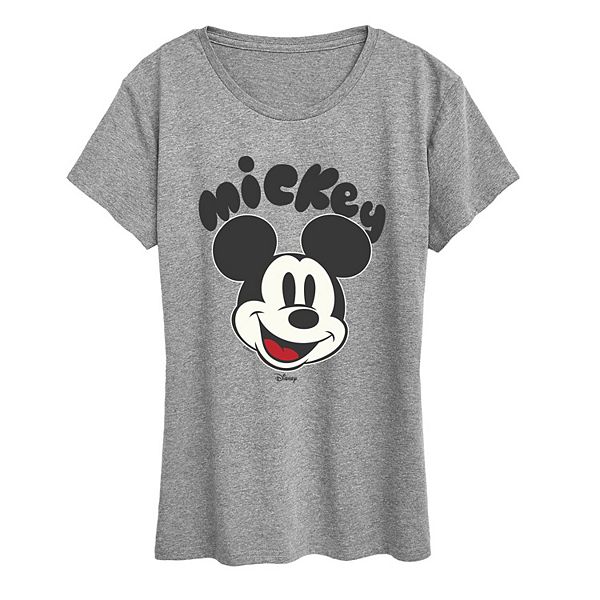 Футболка женская с принтом головы Микки Мауса Disney, Heather Gray
Футболка женская с принтом головы Микки Мауса Disney, Heather Gray