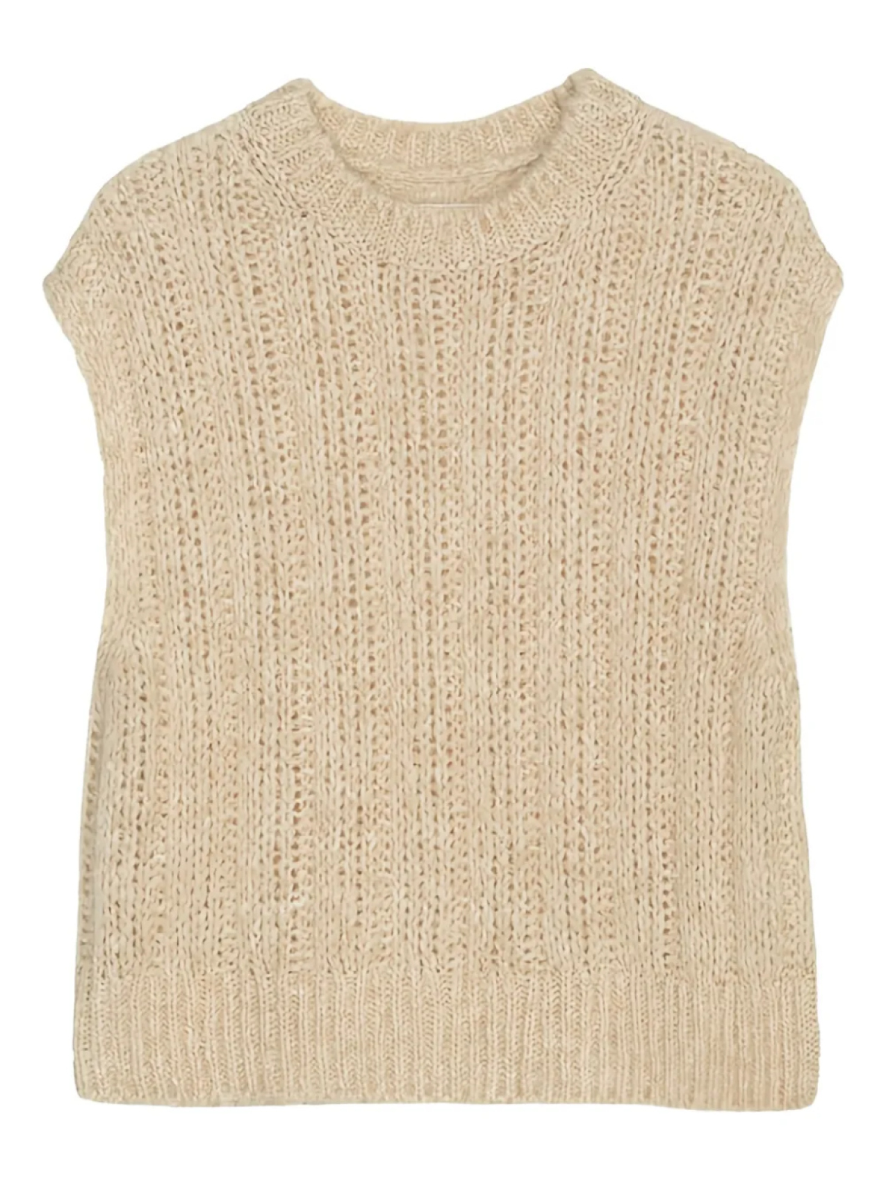 Marc O'Polo свитер в рубчик без рукавов, нейтральный
Marc O'Polo свитер в рубчик без рукавов, нейтральный