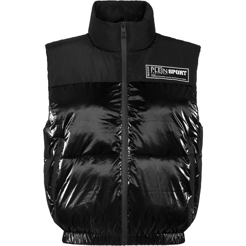 Жилет с капюшоном Plein Sport, черный
Жилет с капюшоном Plein Sport, черный