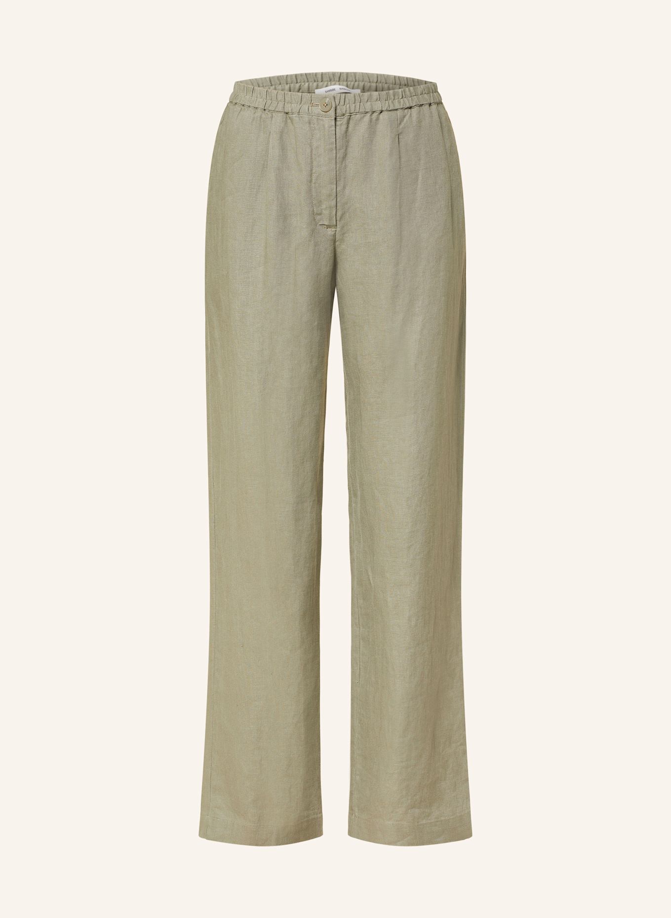 Брюки Марлен сатове из льна Samsøe Samsøe, зеленый
Брюки Марлен сатове из льна Samsøe Samsøe, зеленый