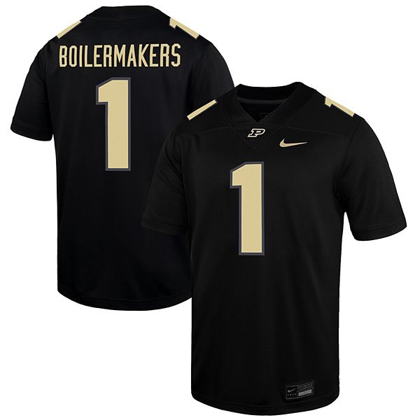 Мужская черная футболка Purdue Boilermakers Alternate Game Nike
Мужская черная футболка Purdue Boilermakers Alternate Game Nike