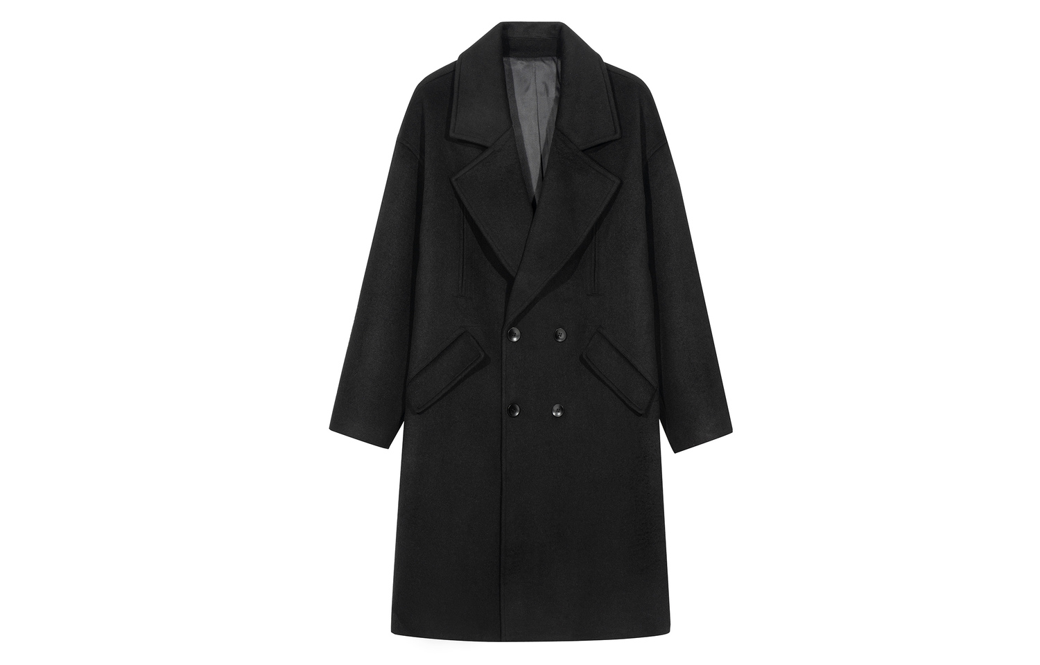 KW Пальто унисекс, Black (H-111)
KW Пальто унисекс, Black (H-111)