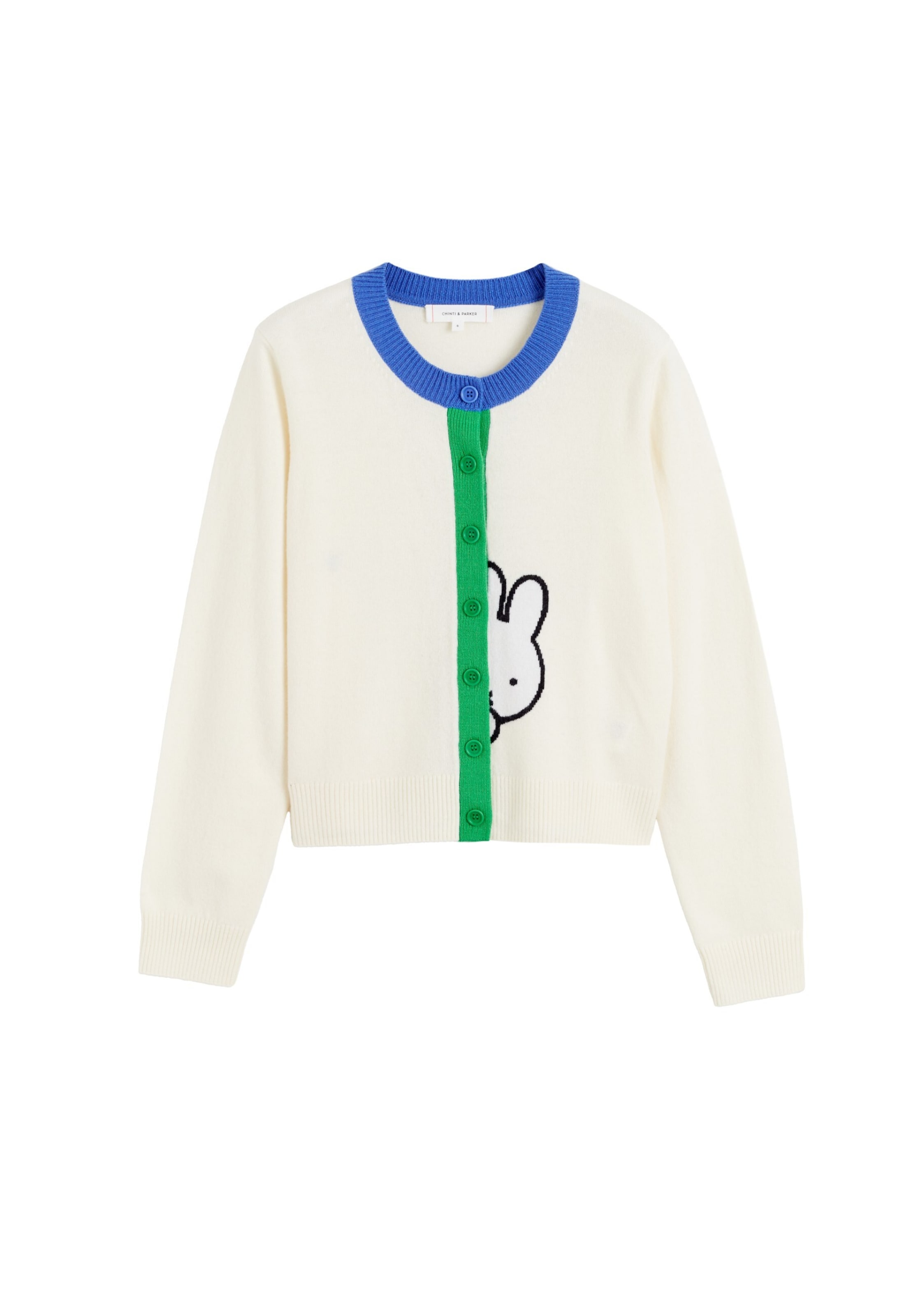 Chinti & Parker Вязаный кардиган 'Miffy Peek' в цвете Cream
Chinti & Parker Вязаный кардиган 'Miffy Peek' в цвете Cream