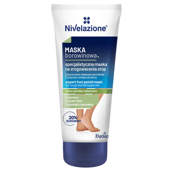 Специальная маска для ног от мозолей, 75 г Nivelazione 20% borowiny
Специальная маска для ног от мозолей, 75 г Nivelazione 20% borowiny
