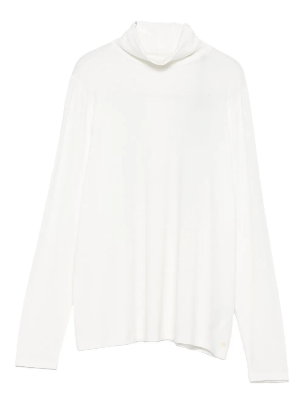 Футболка с высоким воротом и длинными рукавами Marc O'Polo, белый 
Футболка с высоким воротом и длинными рукавами Marc O'Polo, белый