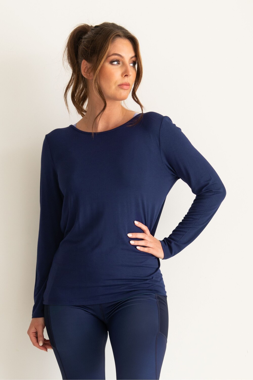 Топ для йоги из джерси со скрещенными бретелями сзади Pour Moi, синий
Топ для йоги из джерси со скрещенными бретелями сзади Pour Moi, синий