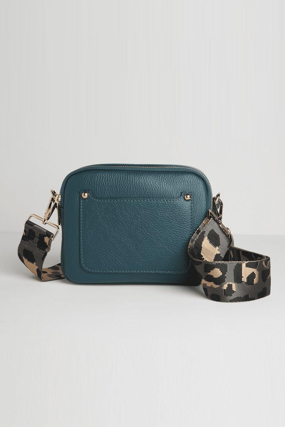 Сумка через плечо с темным леопардовым ремешком Betsy & Floss, зеленый
Сумка через плечо с темным леопардовым ремешком Betsy & Floss, зеленый