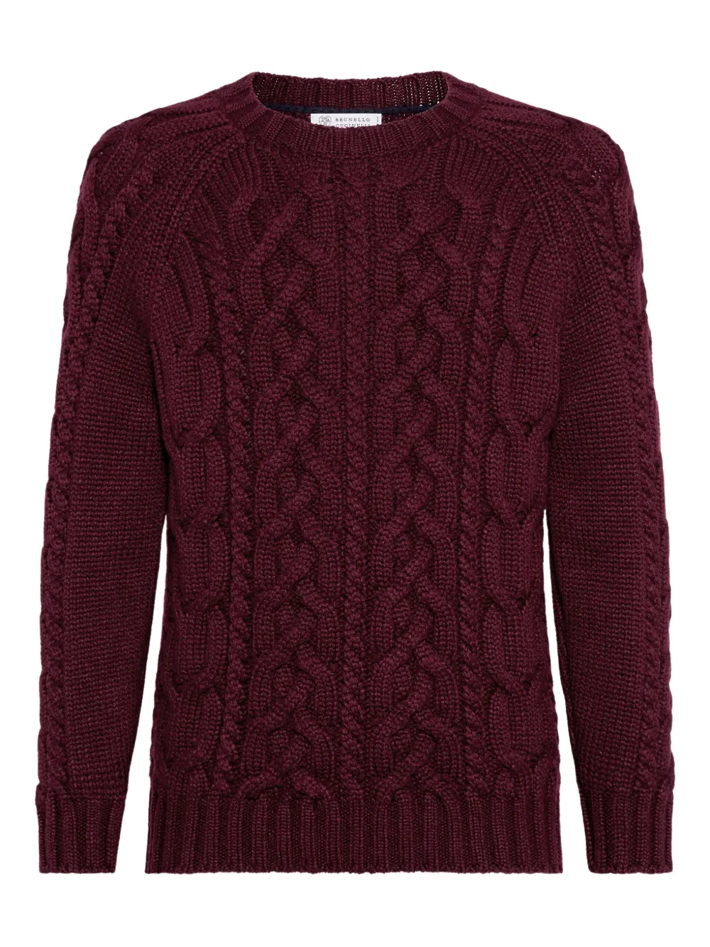 Свитер косой вязки Brunello Cucinelli, красный
Свитер косой вязки Brunello Cucinelli, красный
