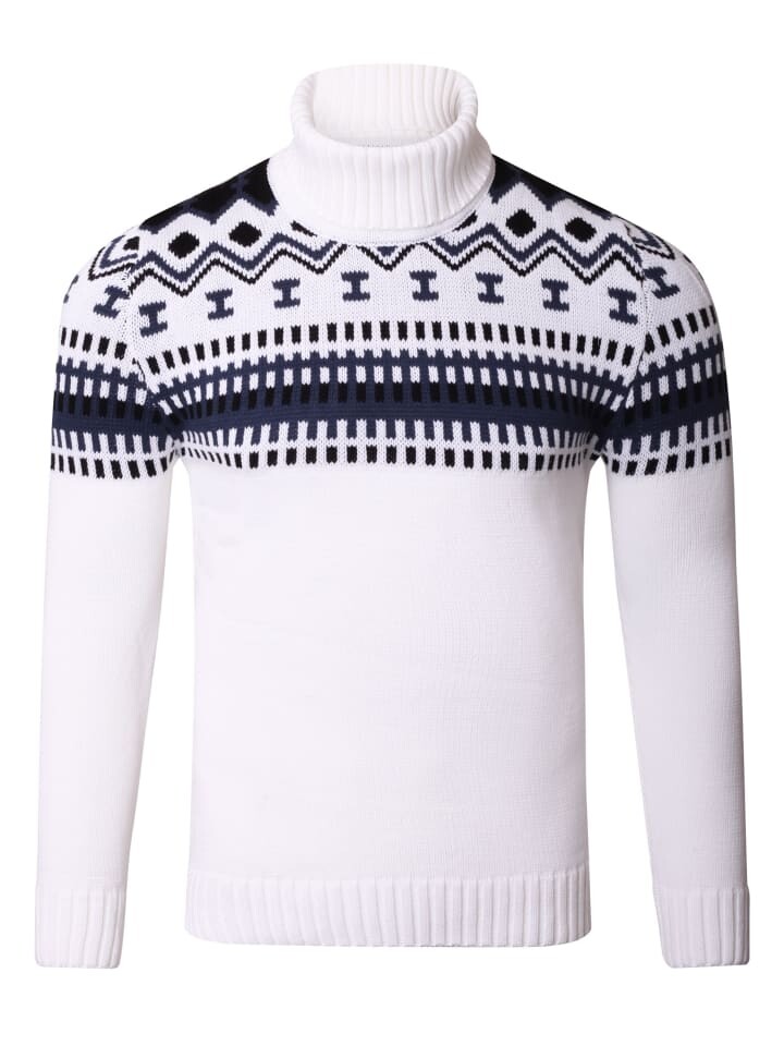 Пуловер RESLAD Strickpullover Rollkragenpullover, белый
Пуловер RESLAD Strickpullover Rollkragenpullover, белый
