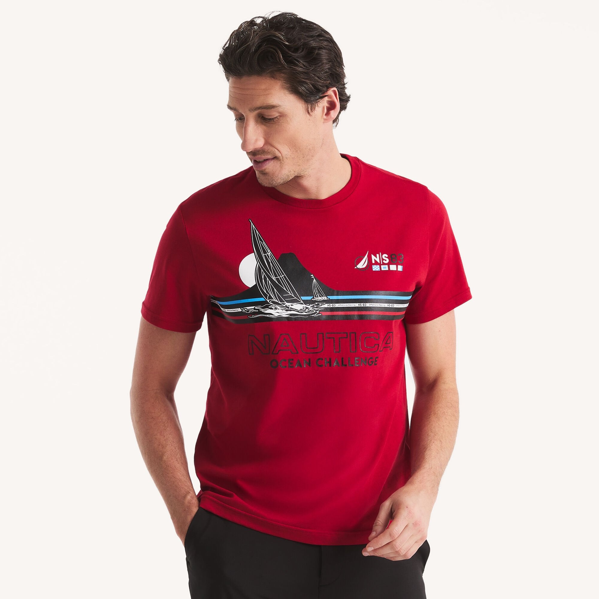 Футболка мужская Nautica Ocean Challenge с графическим принтом, цвет nautica red
Футболка мужская Nautica Ocean Challenge с графическим принтом, цвет nautica red
