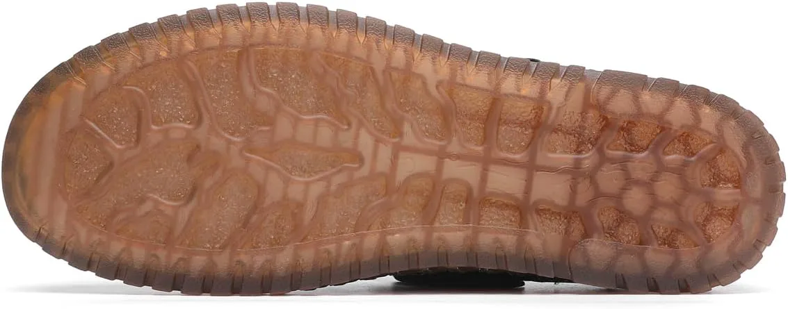 Мужские сандалии Shaire, кожаные, с закрытым носком, для пляжа и улицы, темно-коричневый
Мужские сандалии Shaire, кожаные, с закрытым носком, для пляжа и улицы, темно-коричневый