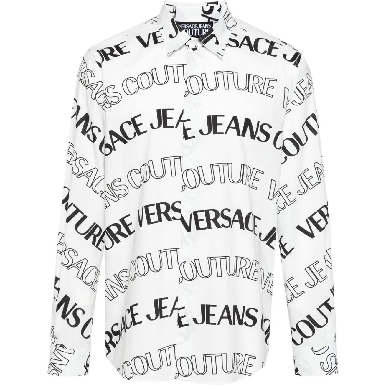 Рубашка с принтом Logo из хлопка VERSACE JEANS COUTURE, белый
Рубашка с принтом Logo из хлопка VERSACE JEANS COUTURE, белый