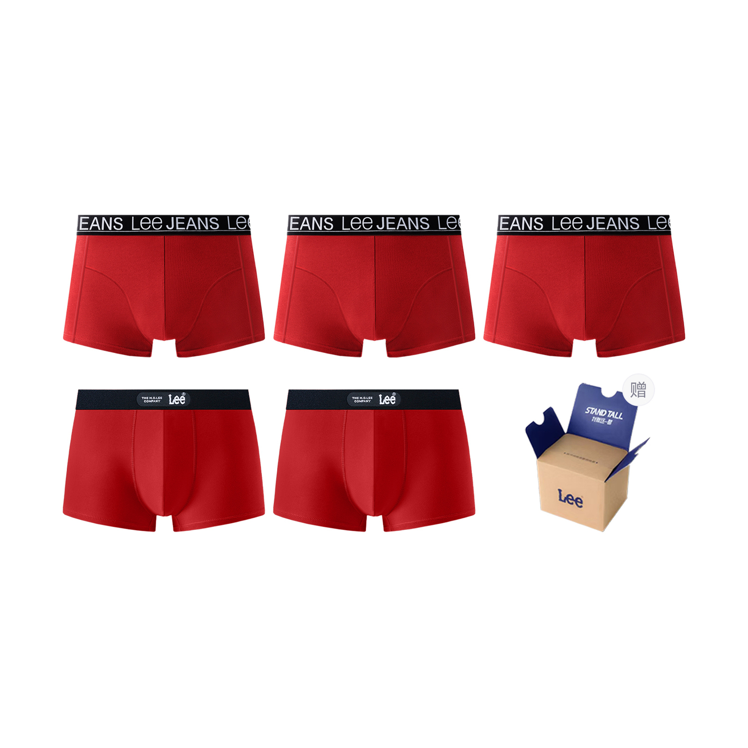 Lee Классический 101 подарочный набор нижнего белья для мужчин, 5 пар
Lee Классический 101 подарочный набор нижнего белья для мужчин, 5 пар