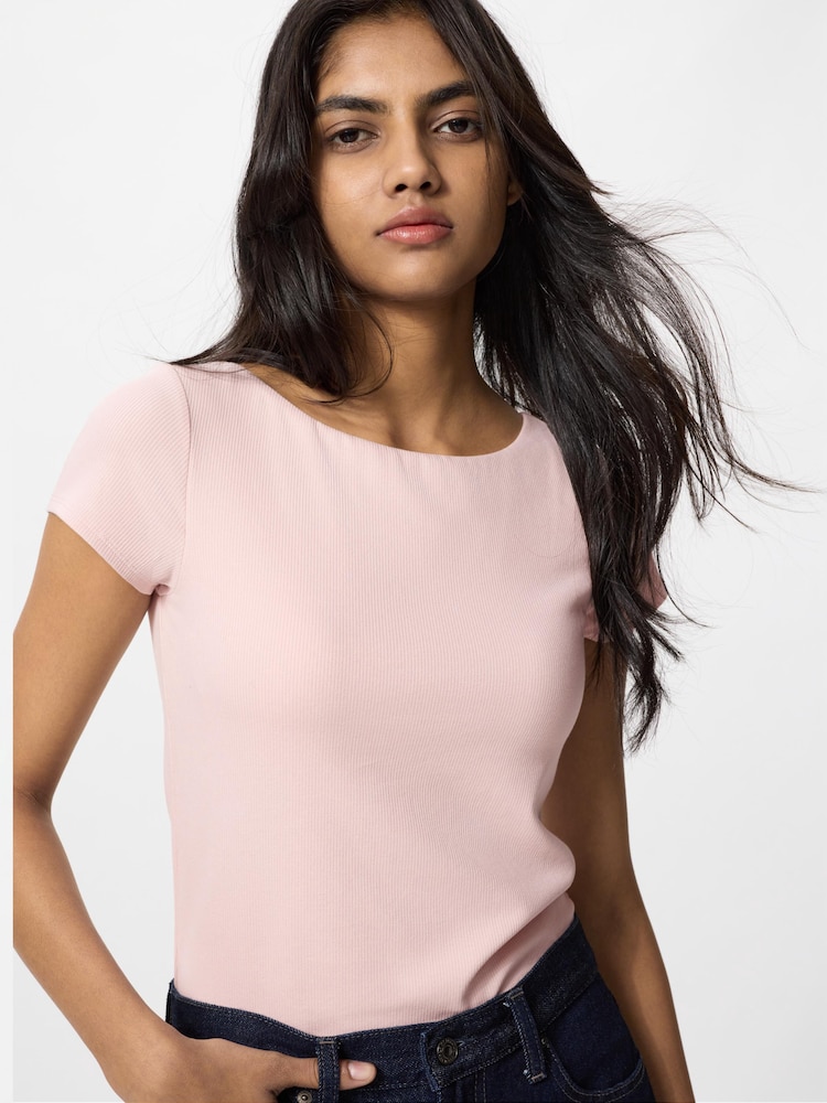 Хлопковая футболка с чашечками airism Uniqlo, розовый
Хлопковая футболка с чашечками airism Uniqlo, розовый