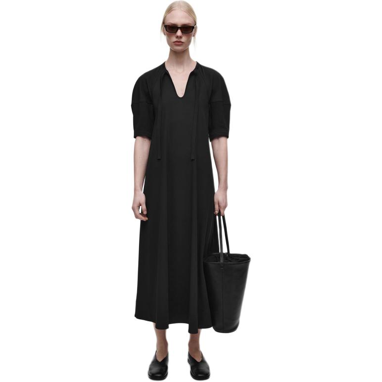 Женское платье с коротким рукавом COS, черный
Женское платье с коротким рукавом COS, черный