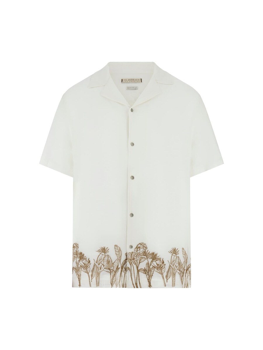 Рубашка на пуговицах классического кроя GUESS, кремовый
Рубашка на пуговицах классического кроя GUESS, кремовый