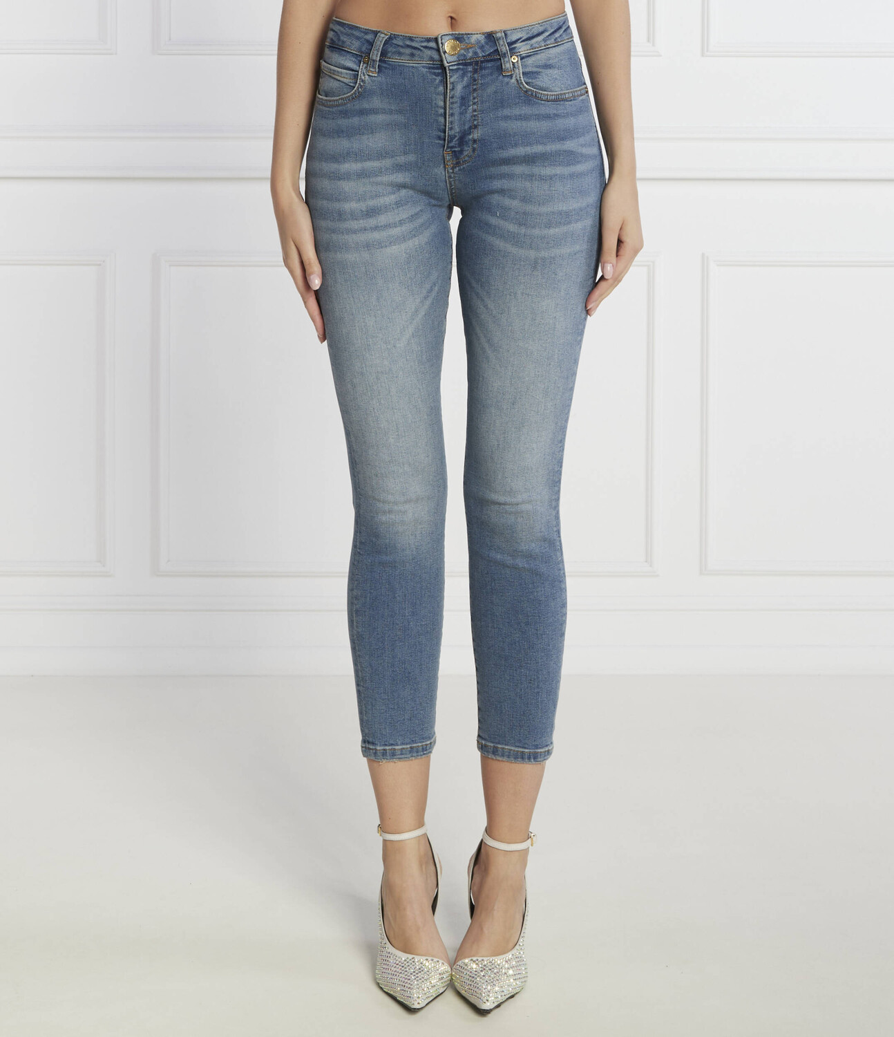 Джинсы Pinko SABRINA Skinny fit, синий 
Джинсы Pinko SABRINA Skinny fit, синий