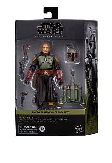 Hasbro, Черная серия «Звездных войн», коллекционная фигурка, тронный зал Бобы Фетта, 15 см
Hasbro, Черная серия «Звездных войн», коллекционная фигурка, тронный зал Бобы Фетта, 15 см