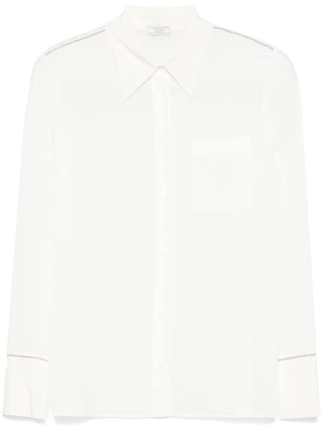 Peserico рубашка, украшенная бисером, нейтральный цвет
Peserico рубашка, украшенная бисером, нейтральный цвет