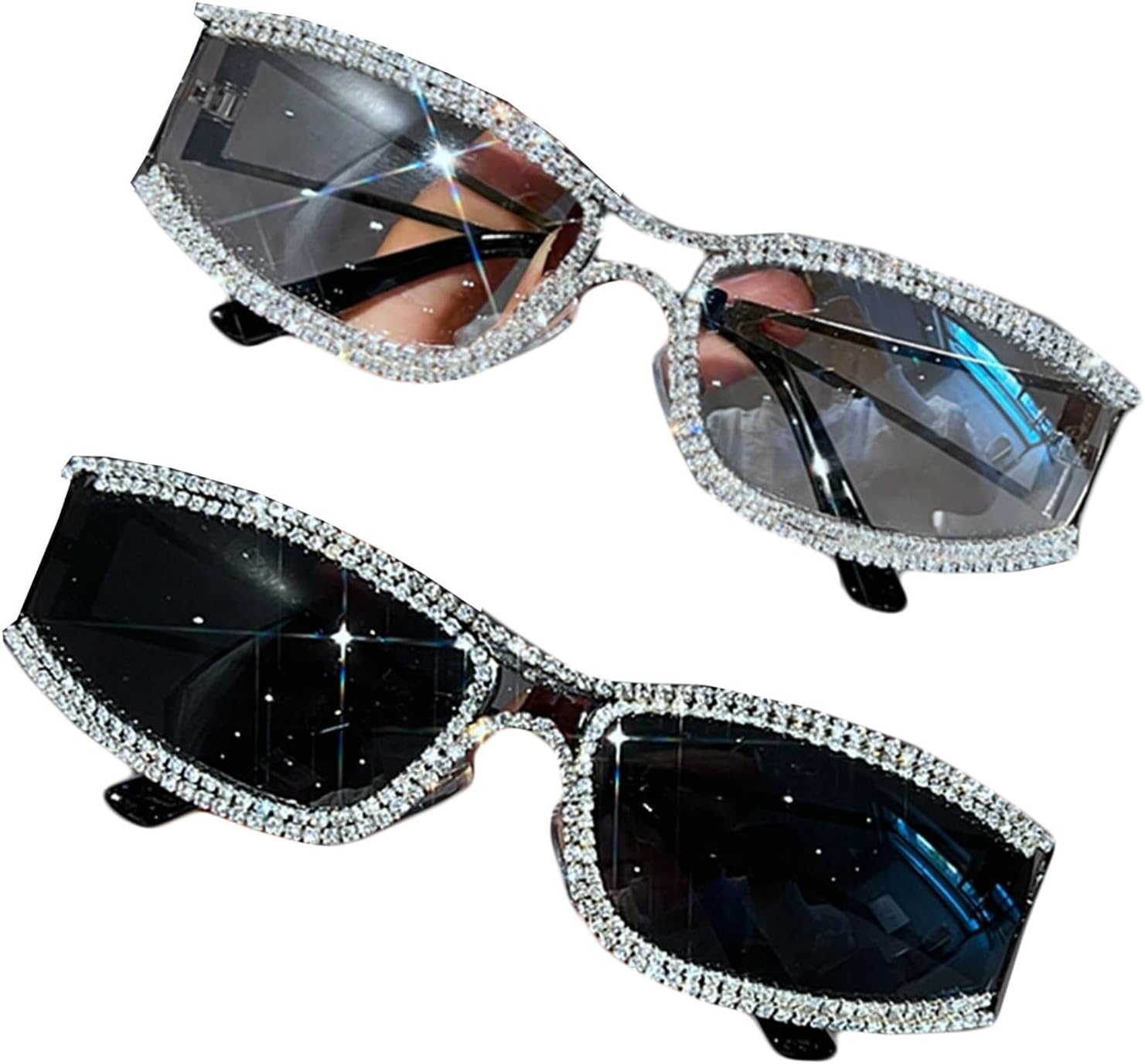 Солнцезащитные очки Willochra Square One Piece для женщин, роскошные солнцезащитные очки со стразами для женщин, солнцезащитные очки Y2k для мужчин, модные солнцезащитные очки UV400, 2pcs-black&silver
Солнцезащитные очки Willochra Square One Piece для женщин, роскошные солнцезащитные очки со стразами для женщин, солнцезащитные очки Y2k для мужчин, модные солнцезащитные очки UV400, 2pcs-black&silver