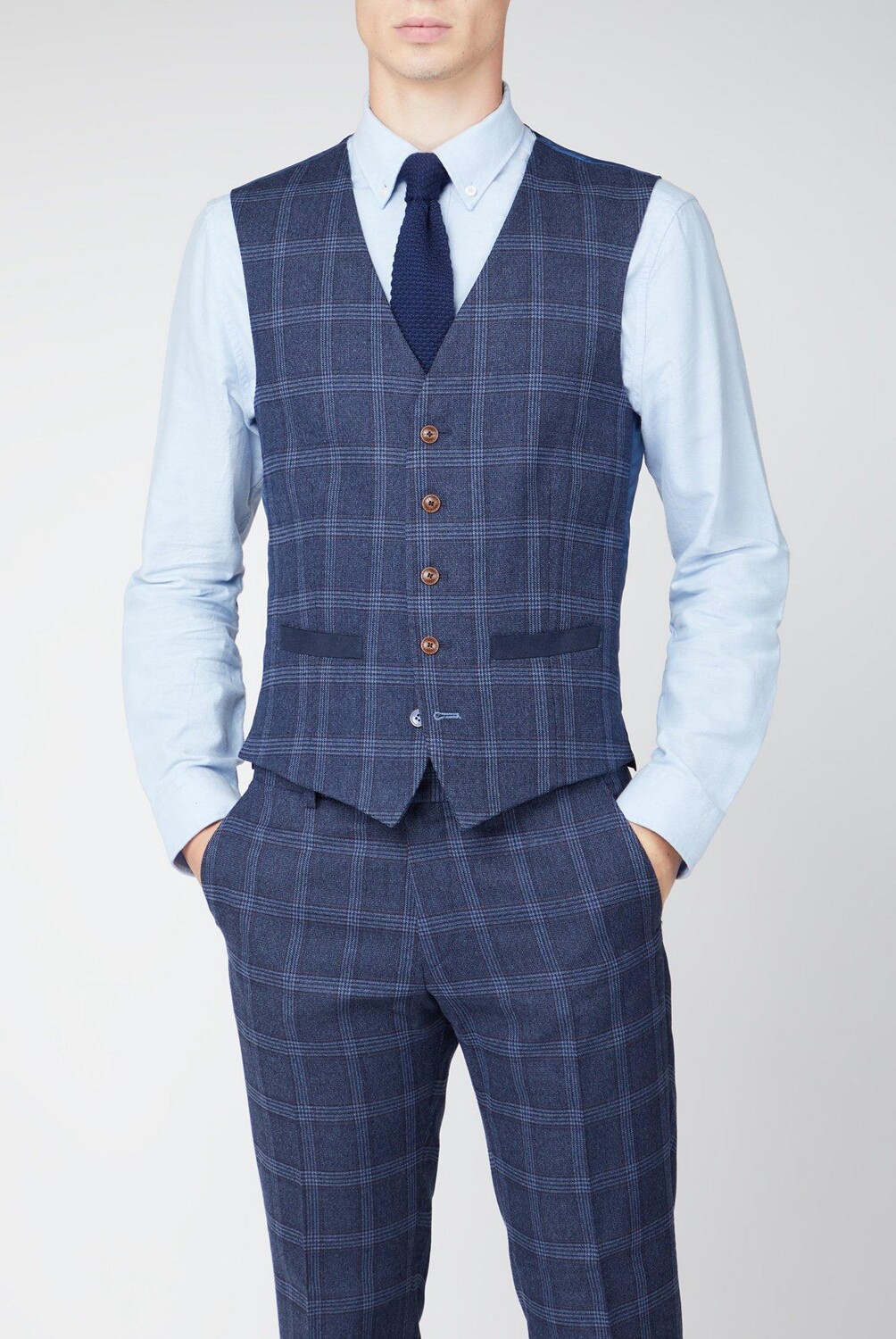 Твидовый жилет в клетку Antique Rogue, темно-синий
Твидовый жилет в клетку Antique Rogue, темно-синий
