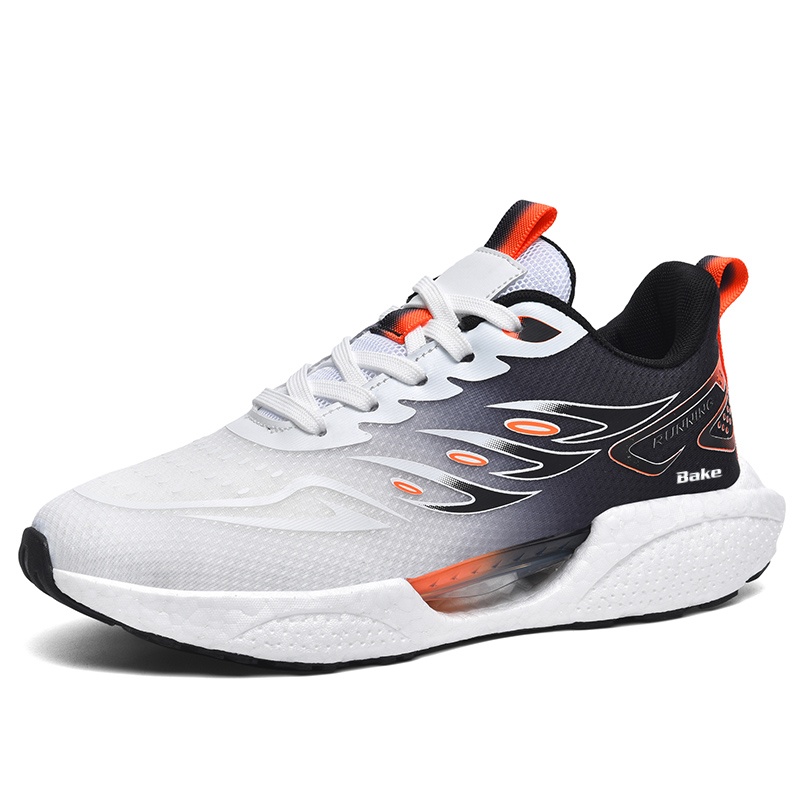 BAKE Амортизирующие нескользящие дышащие низкие кеды унисекс белый черный оранжевый, цвет White Black Orange
BAKE Амортизирующие нескользящие дышащие низкие кеды унисекс белый черный оранжевый, цвет White Black Orange
