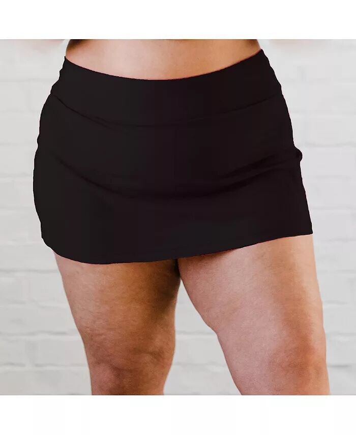 Короткая юбка для плавания больших размеров Calypsa, черный
Короткая юбка для плавания больших размеров Calypsa, черный