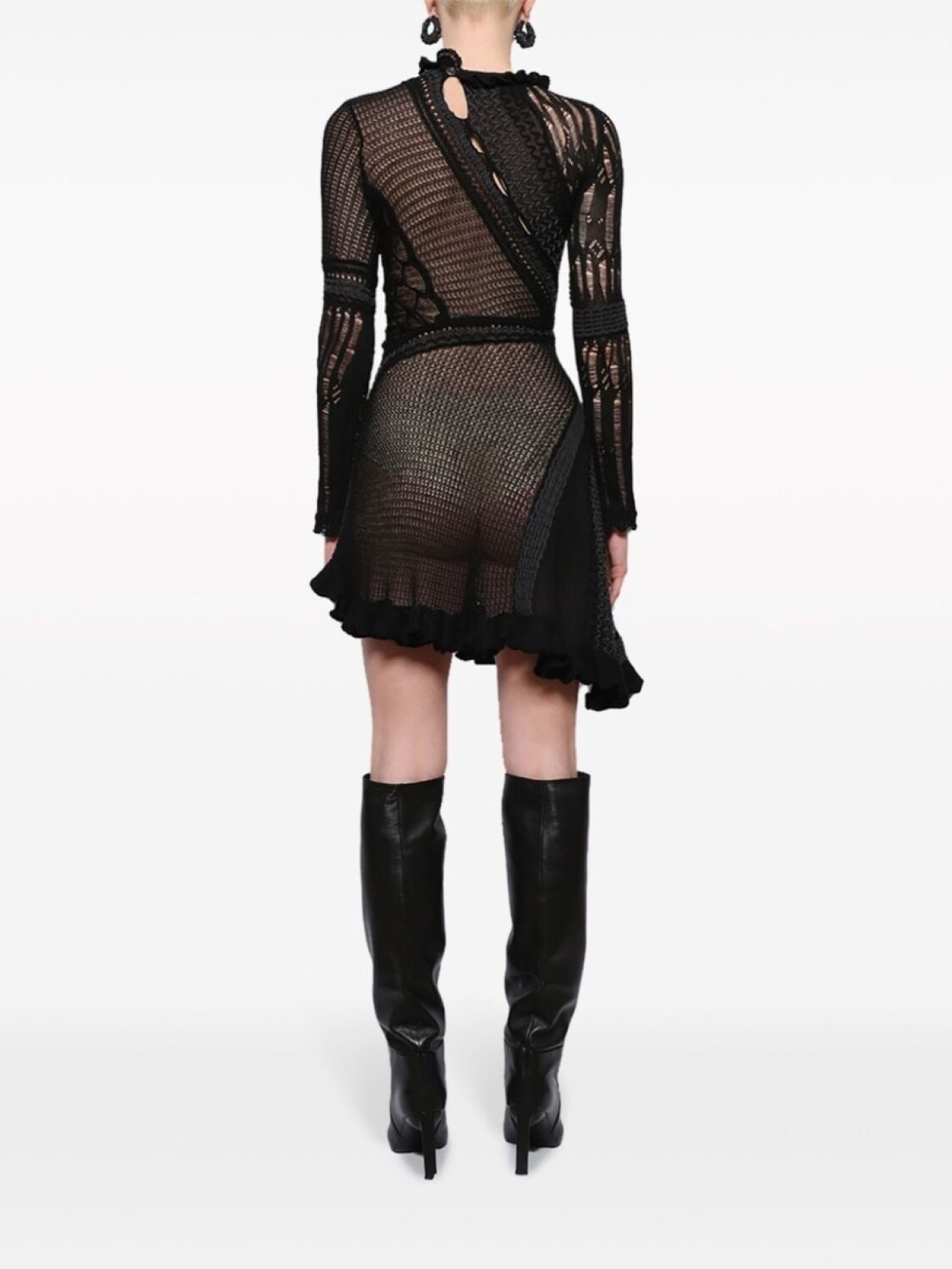 Roberta Einer платье мини Ali в технике кроше, черный
Roberta Einer платье мини Ali в технике кроше, черный