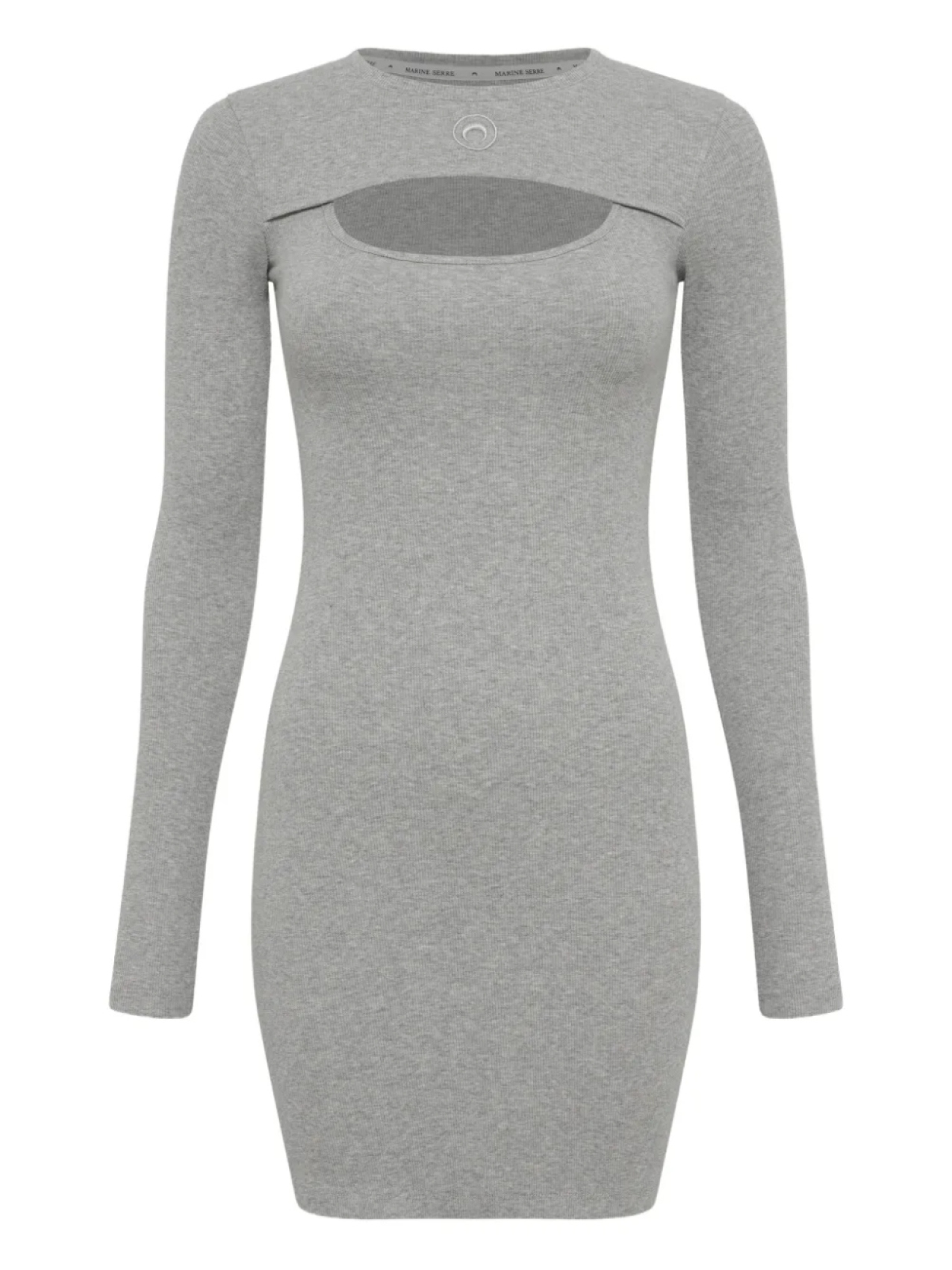 Marine Serre платье мини с логотипом Moon, серый
Marine Serre платье мини с логотипом Moon, серый