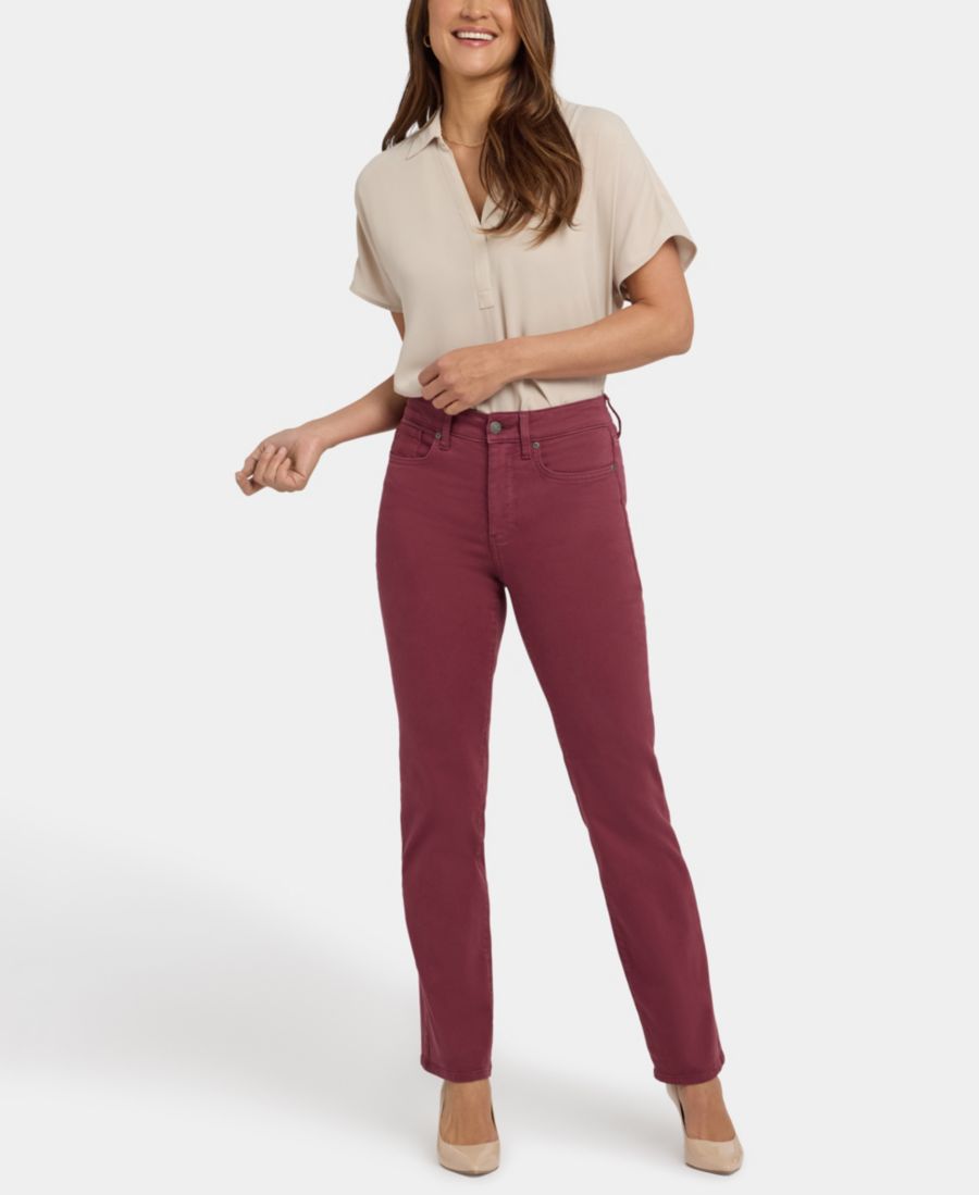 Женские прямые джинсы Мэрилин с высокой посадкой NYDJ, True Burgundy
Женские прямые джинсы Мэрилин с высокой посадкой NYDJ, True Burgundy