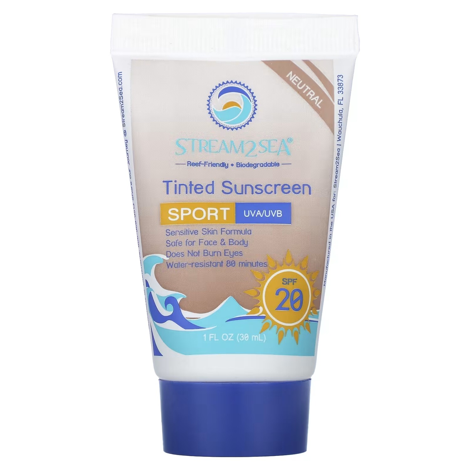 Солнцезащитное средство Stream2Sea Tinted Sunscreen Sport SPF 20, 30 мл
Солнцезащитное средство Stream2Sea Tinted Sunscreen Sport SPF 20, 30 мл