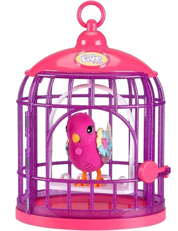 Попугай в клетке, розовый повторяющий шум, интерактивный Moose
Попугай в клетке, розовый повторяющий шум, интерактивный Moose