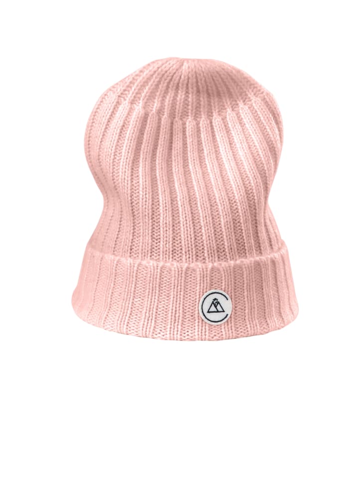 CASH-MERE.CH Органическая ребристая шапка-бини бледно-розового цвета
CASH-MERE.CH Органическая ребристая шапка-бини бледно-розового цвета