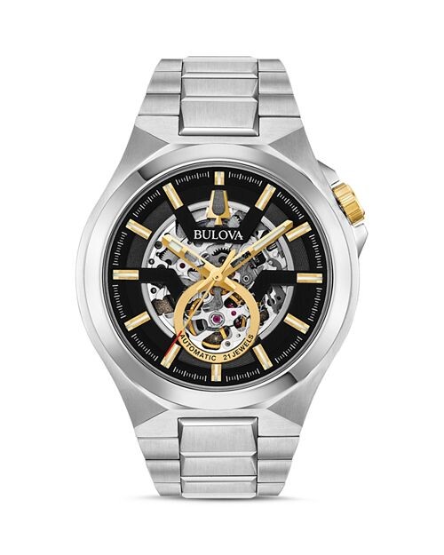 Автоматические часы Maquina с серебристым браслетом и звеньями, 46 мм Bulova, цвет Silver
Автоматические часы Maquina с серебристым браслетом и звеньями, 46 мм Bulova, цвет Silver
