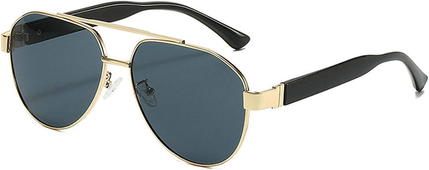 Мужские солнцезащитные очки Helena Retro Metal Double Bridges Pilot с градиентным переходом, защита от ультрафиолета UV400, женские солнцезащитные очки в стиле панк, C3
Мужские солнцезащитные очки Helena Retro Metal Double Bridges Pilot с градиентным переходом, защита от ультрафиолета UV400, женские солнцезащитные очки в стиле панк, C3